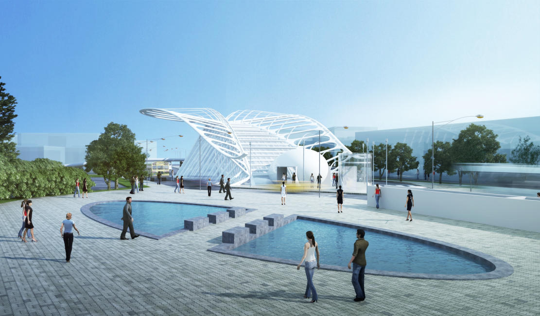 Metro Station in Sofia, Bulgaria