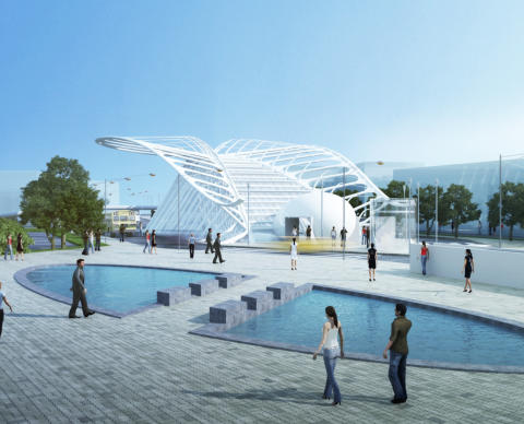 Metro Station in Sofia, Bulgaria